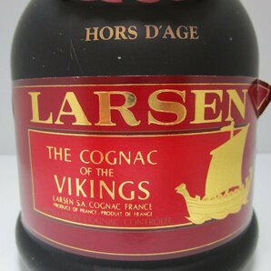 ラーセン オルダージュ ゴールデン ヴァイキング 700ml LARSEN HORS D'AGE GOLDEN VIKING コニャックブランデー 未開栓 古酒/A39165の画像2