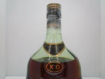 ヘネシー XO 金キャップ グリーンボトル Hennessy コニャックブランデー 未開栓 古酒 ※液面低下・漏れる可能性有 パラフィン巻/B35649_画像3