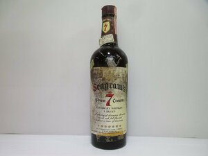 シーグラム セブン クラウン Seagram's Seven Crown 750ml 40% アメリカン ウイスキー 未開栓 古酒 ※ラベル不良 1円スタート/B32476