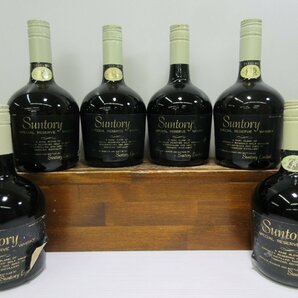 6本セット サントリー リザーブ SUNTORY WHISKY RESERVE 760ml 国産ウイスキー 未開栓 古酒 発送先広島県限定 まとめて 1円スタート/4-24-6の画像1