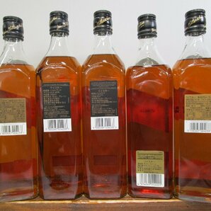 11本セット ジョニーウォーカ― ブラックラベル 黒キャップ 700-1000ml 40,43% Johnnie Walker スコッチ 未開栓 古酒 1円スタート/4-24-11の画像3