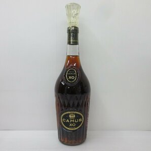 カミュ XO ロングネック コニャック ブランデー 700ml 40% CAMUS COGNAC 古酒 未開栓 箱付き/B36505の画像2