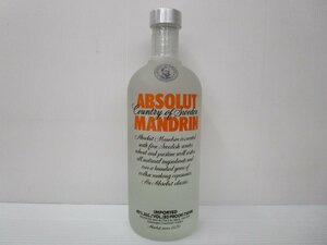  absolute vodka man da Lynn 750ml 40% Spirits ABSOLUT MANDRIN VODKA Spirits old sake not yet . plug /B36330