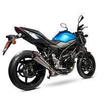 SUZUKI SV650用　SCORPION ケルセト テーパー スリップオン マフラー（美品）_画像5