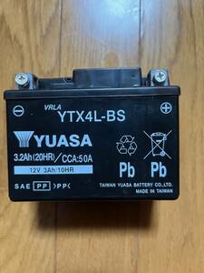 台湾ユアサ　TAIWAN　YUASA　バッテリー　YTX4L-BS