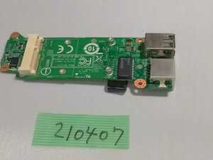 ●【動作未確認】NEC PC-VK15EBZDG用USB　LAN　ユニット基盤　№210407　ジャンク