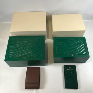 ■【買取まねきや】 ROLEX ロレックス 箱 空き箱 純正BOX ボックス 時計ケース 中古品 計2点■