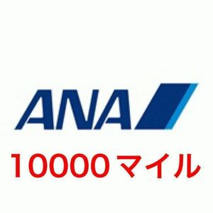 ANA 10000マイル 2日程度で加算 マイレージ 全日空 1万マイル