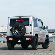 MUD-ZEUS Jimny 16インチ 5.5J +20 ライトブラックコート＆マットブラックリム_画像9