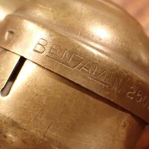 ♪即決,USAアンティーク、BENJAMIN 社真鍮製ダブルソケットペンダント 1910年代～( K-7の画像10