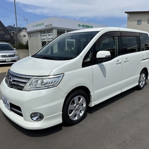 【車検満タン☆タイヤ新品☆各部点検オイル交換済み】走行99,000km Vエアロセレクション CC25セレナ フルセグHDD 両側スライド Bカメラの画像3