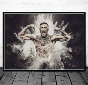 【最安保証】C812 Conor mcgregor　コナー・マクレガー　アートキャンバスポスター　ポップアート　50×70cm　インテリア 海外輸入　A