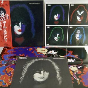 ◆KISSボックス箱付4LP【KISS ソロ】初回帯付LP見本盤4枚◆VIP-6577〜80各種ジグゾーポスター付附録完品の画像3