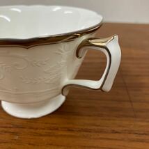 K2404-3082 ROYAL CROWN DERBY Darley Abbey Pure カップ &ソーサー シルバー×ホワイト 未使用品 60サイズ梱包予定_画像5