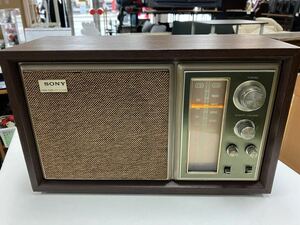 2404-3091 SONY FM/AM 2バンドラジオ MODEL ICF-9250 汚れキズあり 音出し試聴動作確認済み 100サイズ発送予定