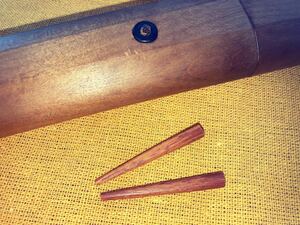 目釘　鉄木（極細タイプ）長さ約4.3cm ２本セット