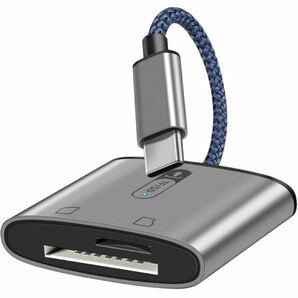 USB C SD カードリーダー 2in1 タイプC SD TFカメラカードリーダー 双方向高速データ転送読み書き Micro SD/SDHCの画像1