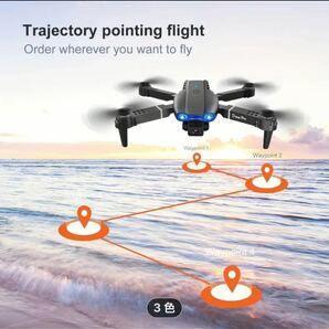 HDカメラ付きのE99ドローン、WiFi FPV HDデュアル折りたたみ式RC高度保持、初心者向けのリモコンおもちゃ、の画像5