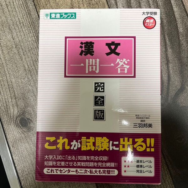 漢文一問一答　完全版 （東進ブックス　大学受験高速マスターシリーズ） 三羽邦美／著