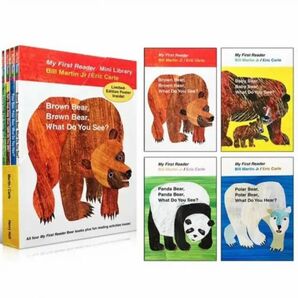 新品 Brown Bear 4冊セット 子ども英語絵本