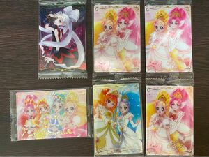 プリキュアカードウエハース9 GO！プリンセスプリキュア　マーメイド　トゥインクル　フローラ　スカーレット　トワイライト