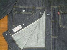 新品 CUSHMAN クッシュマン 1950's 13.5oz インディゴデニム生地 リーバイス LEVIS 2nd セカンドモデル 507XX デニム ジャケット (XLサイズ_画像9