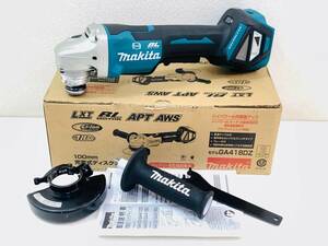  secondhand goods # Makita (Makita) 18V 100mm disk g line da paddle switch brake attaching body only ( battery * charger * case optional ) GA418DZ