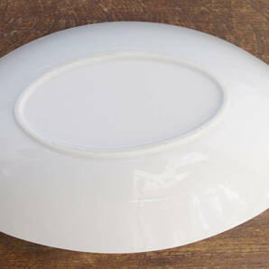 新白い食器27.0cm ディープ カヌーボウル ５枚セット 舟形 カレー皿 パスタ皿 カフェ 白 ポーセラーツ 業務用 の画像6