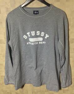 USA製　紺タグ　ステューシー　STUSSY ロングTシャツ ロンT 長袖　Sサイズ　90's オールド　OLD