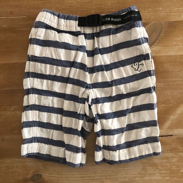fith ボーダー ハーフパンツ 100