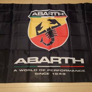 ABARTH アバルト 特大 バナー フラッグ 旗 FIAT 500 スパイダー 595の画像1