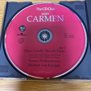 CD ビゼー 歌劇「カルメン」全曲 カラヤン ウィーン・フィル プライス・クレルリ・メリル・フレーニ FBCC-40188/190 BIZET CARMENの画像3
