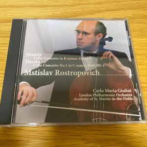 CD ドヴォルザーク＆ハイドン　チェロ協奏曲　ロストロポーヴィチ FECC-40374 DVORAK&HAYDN:CELLO CONCERTOS ROSTROPOVICH