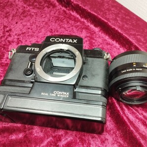 【委託品】 CONTAX RTS REALTIMEWINDER Carlzeiss Planar 50mm 1.4 シャッターOK 速度変化有り フィルムカメラ コンタックス 1円スタートの画像7