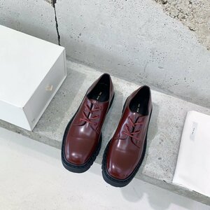 新品　the row ザロウ　ローファー　靴紐　厚底　牛革　レザー　35-40　サイズ選択可能　2975