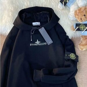 STONE ISLAND　パーカ　裏起毛　冬物　フード付き　メンズ　レディース　男女兼用　M-3XL　サイズ選択可能　2677