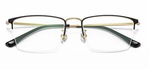 送料無料　ハーフリム　超軽量　タテ眼鏡　金属フレーム　レンズ交換可能　メガネフレーム　 sc0382