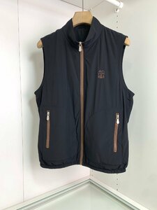 ブルネロクチネリ　BRUNELLO CUCINELLI メンズ　ベスト　刺繍ロゴ　春新品　48-56　サイズ選択可能　3751