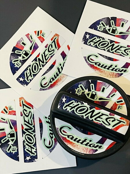 ■HONEST CAP STICKER■オネスト　キャップステッカー　USタイプ