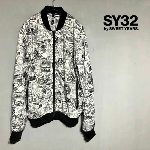 SY32 by SWEET YEARS 総柄 ジャケット ナイロン