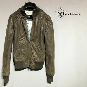 マッカージュ Mackage レザージャケット XS ライダース