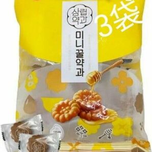 韓国伝統菓子　サンリプ　ミニ　ハニーヤッカ　140g×3袋