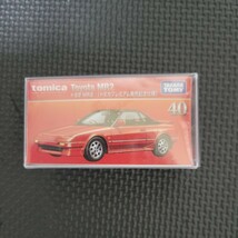 トミカ　プレミアム　発売記念仕様　「トヨタ　MR２」ケース付_画像1