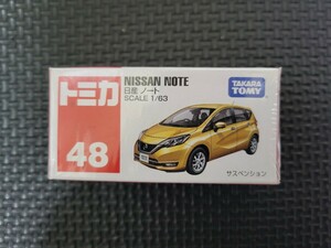 No.48 日産 ノート （箱） （ノンスケール トミカ 879787）