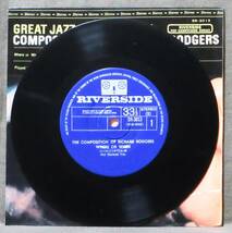 7''EP レアシングル! [GREAT JAZZ ARTISTS PLAY COMPOSITIONS OF RICHARD RODGERS] Red Garland/Cannonball Adderley/1961年/日本ビクター/_画像4