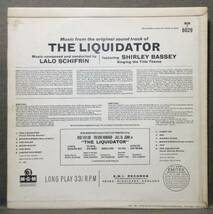 (LP) 英盤/Orig OST[殺しのエージェント] MONO/ラロ・シフリン作曲/LALO SCHIFRIN/THE LIQUIDATOR/ジル・セント・ジョン/MGM RECORDS/C8029_画像2