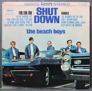 (LP) ペラ赤盤! ザ・ビーチ・ボーイズ [シャット・ダウン Vol.2] The Beach Boys/SHUT DOWN Vol.2/歌詞カード/1964年/東芝音工/CP 7114