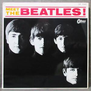 (LP) ペラ赤盤オデオン国内初回 ビートルズ [MEET THE BEATLES] ミート・ザ・ビートルズ/1964年/東芝音工/OR 7041