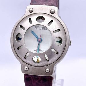 BELAMI.lamiBA-731 wristwatch watch quartz quartz silver silver dome type P202