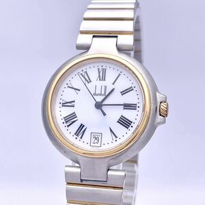 Dunhill Dunhill Millennium N10860 NQ Watch Watch Quartz Quartz Date Date Gold Silver Комбинация P212